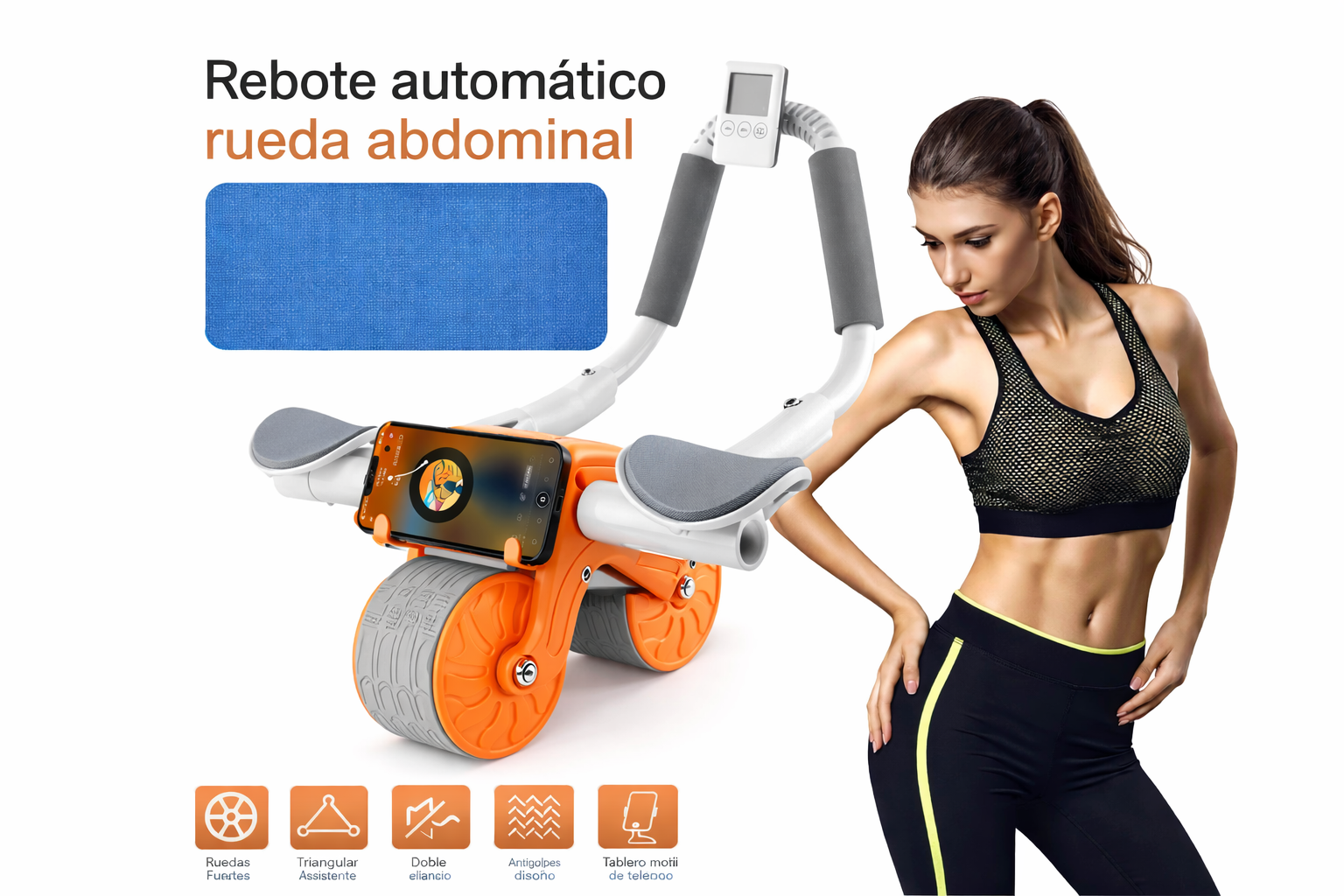 Rueda Abdominal con Rebote Automático